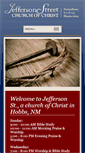 Mobile Screenshot of hobbschurchofchrist.com